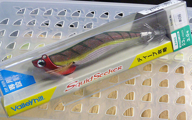 Squid Seeker 23 Micros #08 Aji Sugi Red