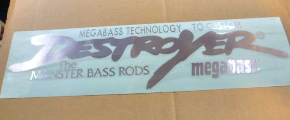 Destroyer Sticker 40cm Silver Destroyer Sticker 40cm Silver