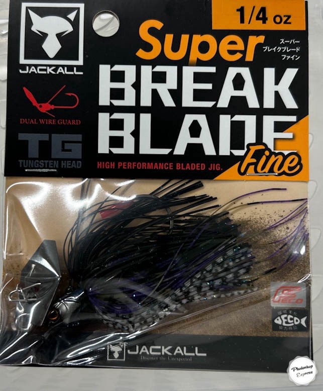 Super BREAK BLADE Fine 1/4oz Silhouette Black
