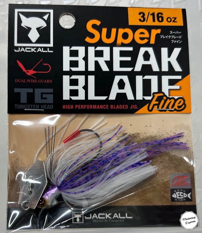 Super BREAK BLADE Fine 3/16oz Clear Wakasagi - Click Image to Close