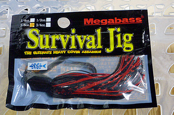 SURVIVAL JIG 3/8oz Fire Craw - Click Image to Close