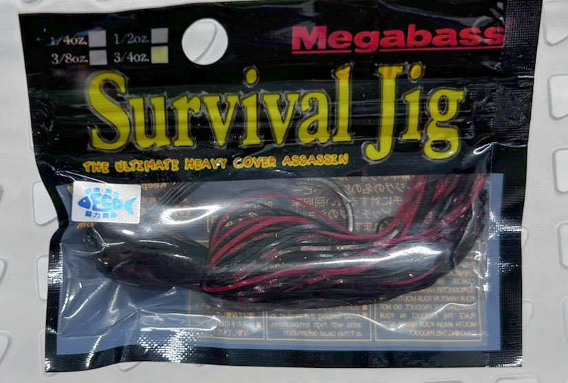 SURVIVAL JIG 3/4oz Fire Craw