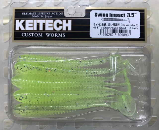 SWING IMPACT 3.5inch 484:Chartreuse Shad