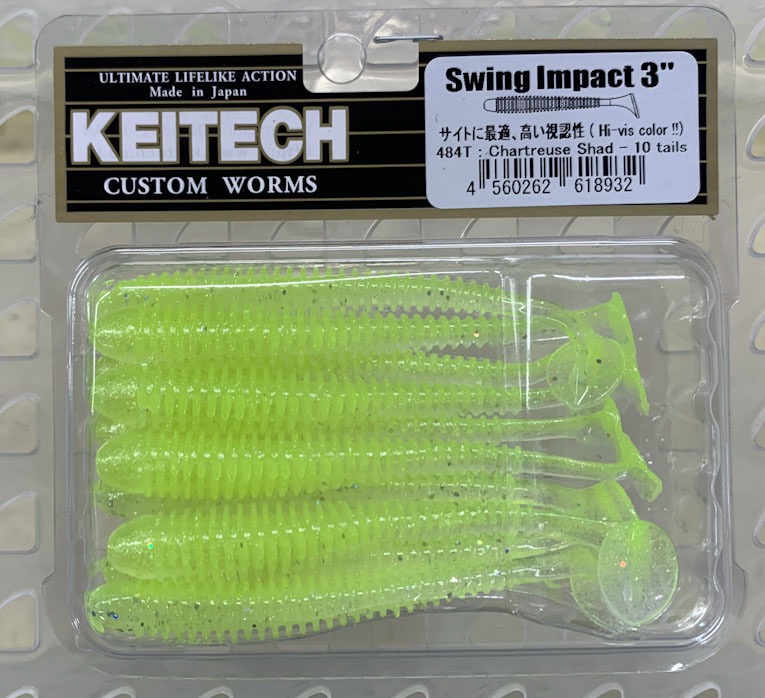 SWING IMPACT 3inch 484:Chartreuse Shad