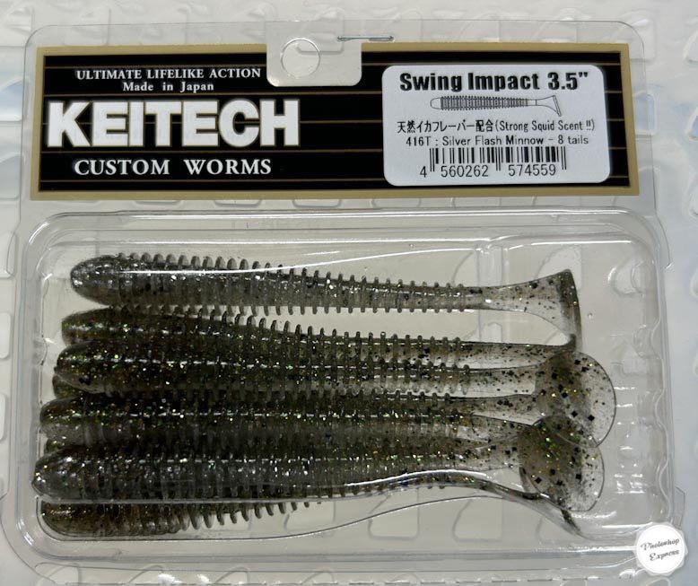 SWING IMPACT 3.5inch 416:Silver Flash Minnow - Click Image to Close