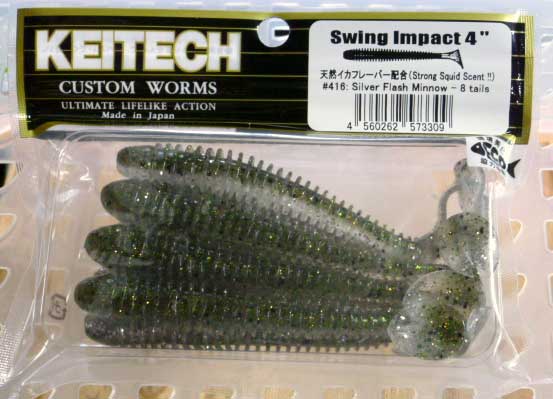 SWING IMPACT 4inch 416:Silver Flash Minnow - Click Image to Close