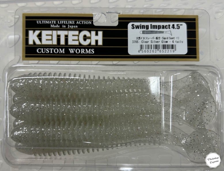 SWING IMPACT 4.5inch 370:Clear Silver Glow - Click Image to Close