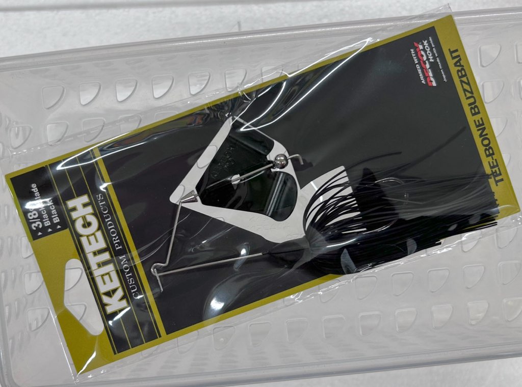 TEE-BONE Buzzbait 3/8oz Black/Black Blade