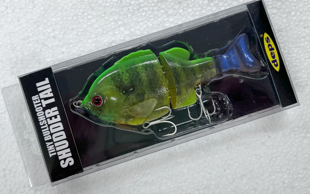 TINY BULLSHOOTER SHUDDER TAIL Lime Back Gill  TINY BULLSHOOTER SHUDDER TAIL Lime Back Gill