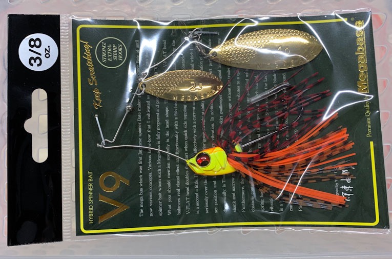 V9 3/8oz DW Fire Shad