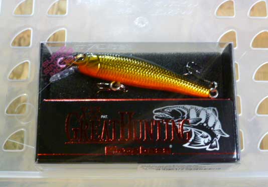 X-55 GREAT HUNTING M Megabass Kinkuro - Click Image to Close