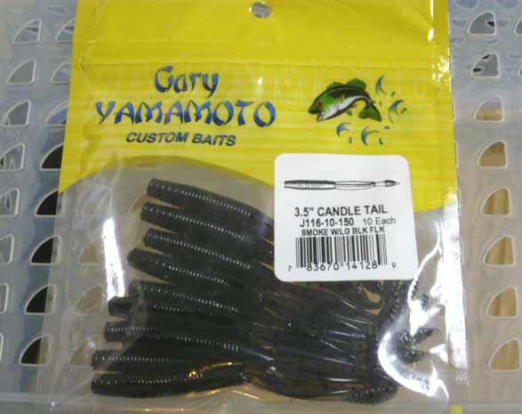 CANDLE TAIL 3.5inch #150 SMOKE / BLACK FLAKE CANDLE TAIL 3.5inch #150 SMOKE / BLACK FLAKE