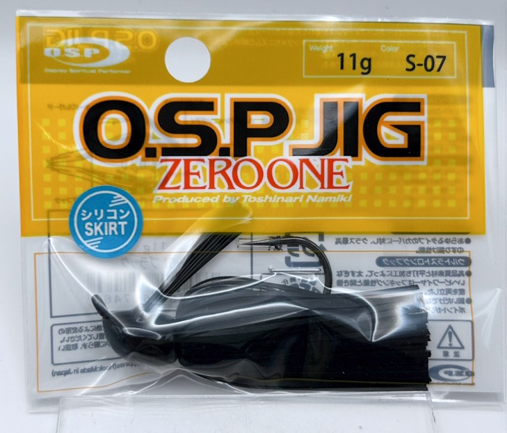 O.S.P. JIG ZERO ONE 11g S-07 Black