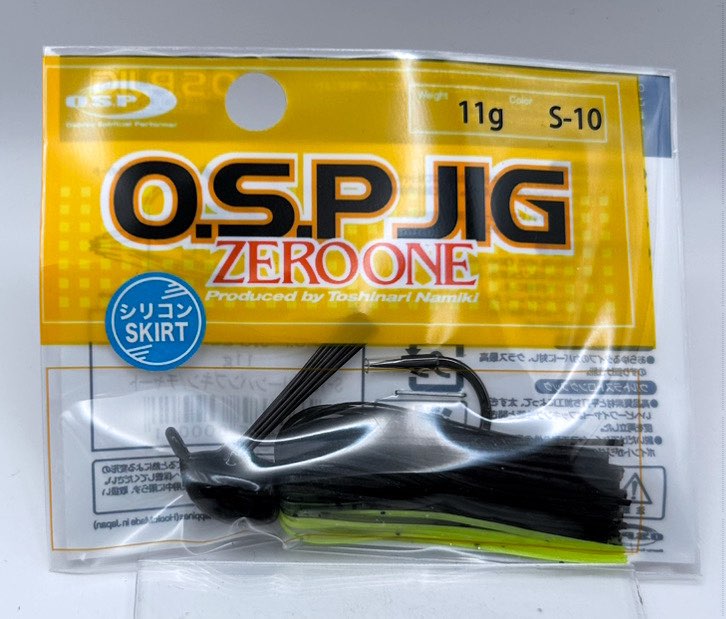 O.S.P. JIG ZERO ONE 11g S-10 Greenpumpkin Chart