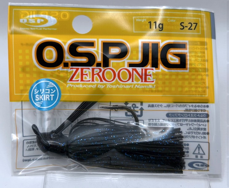 O.S.P. JIG ZERO ONE 11g S-27 Dark Cinnamon Blue Flake