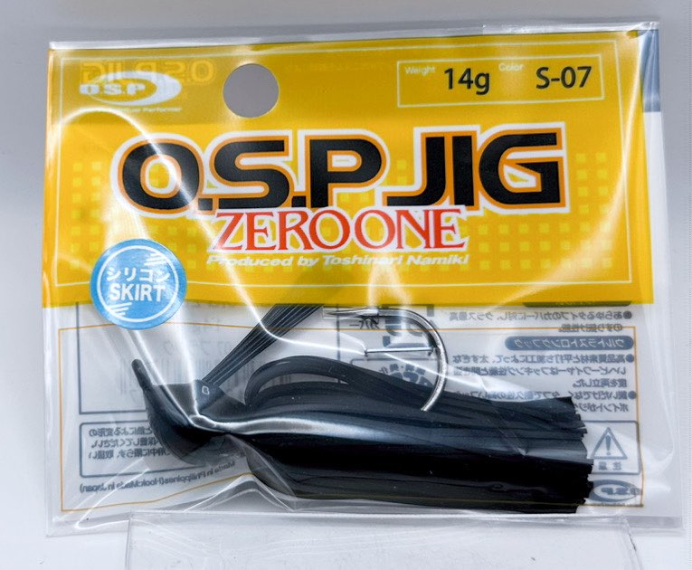 O.S.P. JIG ZERO ONE 14g S-07 Black O.S.P. JIG ZERO ONE 14g S-07 Black