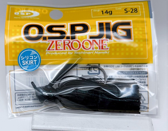 O.S.P. JIG ZERO ONE 14g S-28 Greenpumpkin Black Green Flake O.S.P. JIG ZERO ONE 14g S-28 Greenpumpkin Black Green Flake
