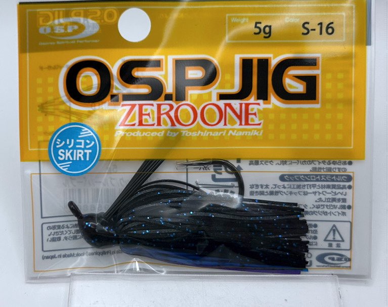 O.S.P. JIG ZERO ONE 5g S-16 Black Purple
