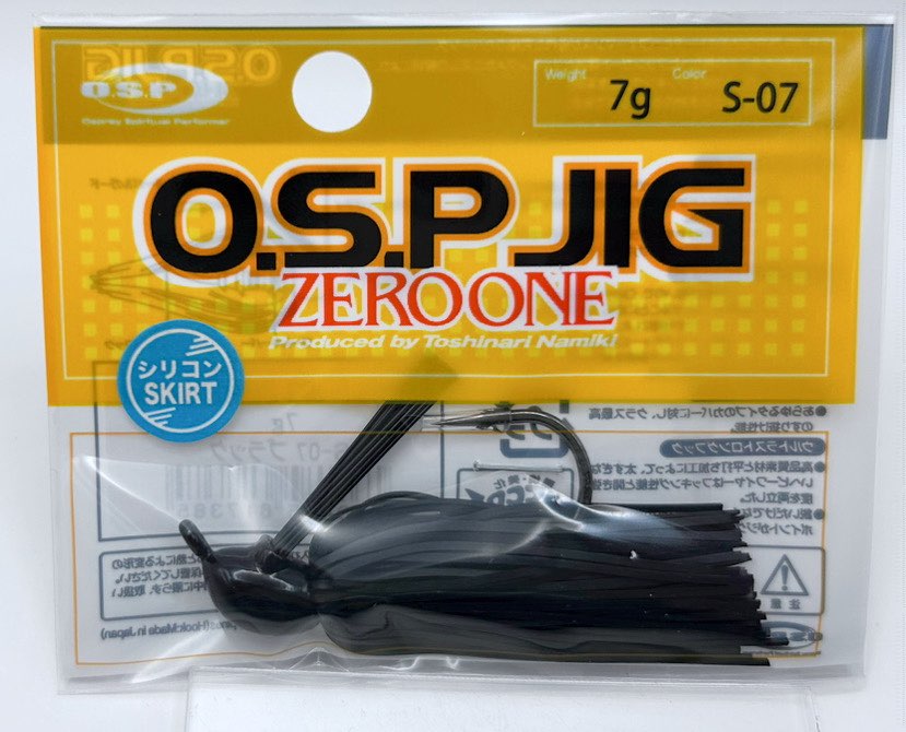 O.S.P. JIG ZERO ONE 7g S-07 Black