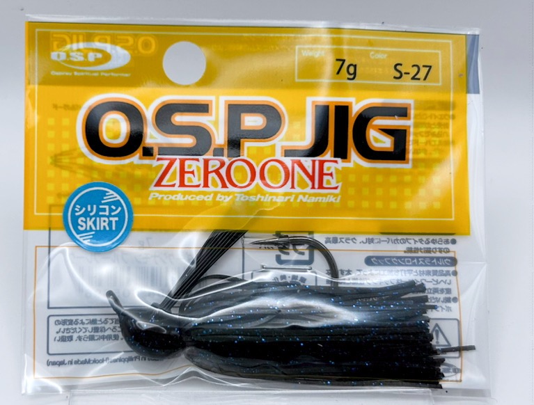 O.S.P. JIG ZERO ONE 7g S-27 Dark Cinnamon Blue Flake